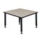 Kee Square Square Classroom Tables, 30 W, 30 L, 23-34 H, Wood, Metal, Maple TB3030PLAPBK - alternate 4